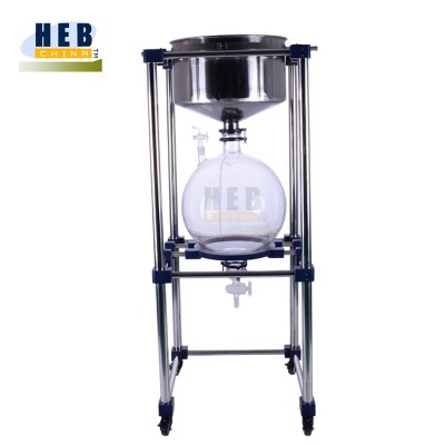 Vacuum Filtration Assembly With Large Seperation Mesh Funnel