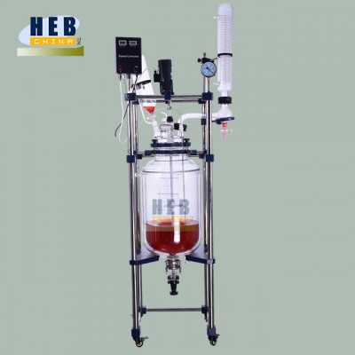 EXHEB-20L Explosion-proof Jacketed Glass Reactor/Double layer Glass Reactor