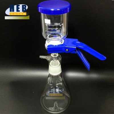 Biology Laboratory 1000ml Glass Solvent Vacuum Filtration Assembly Glass Solvent Filtration Apparatus, Glass Solvent Filter