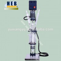 HEB-1L Small Type Jacketed Glass Reacotr/Double layer Glass Reactor with Chiller